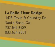Contact La Belle Fleur Florist Shop